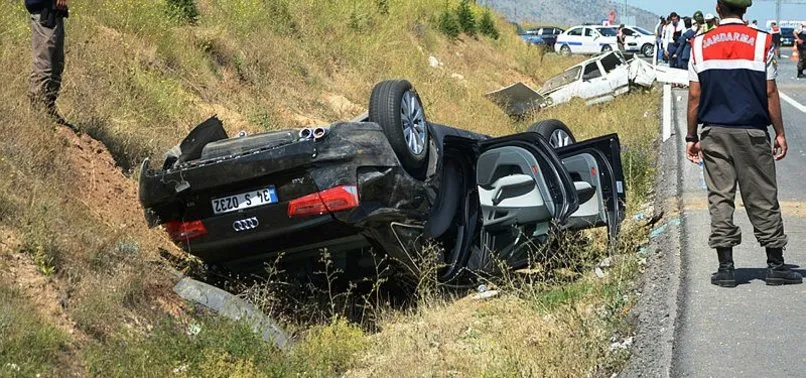 Kütahya'daki trafik kazasında acı tesadüf