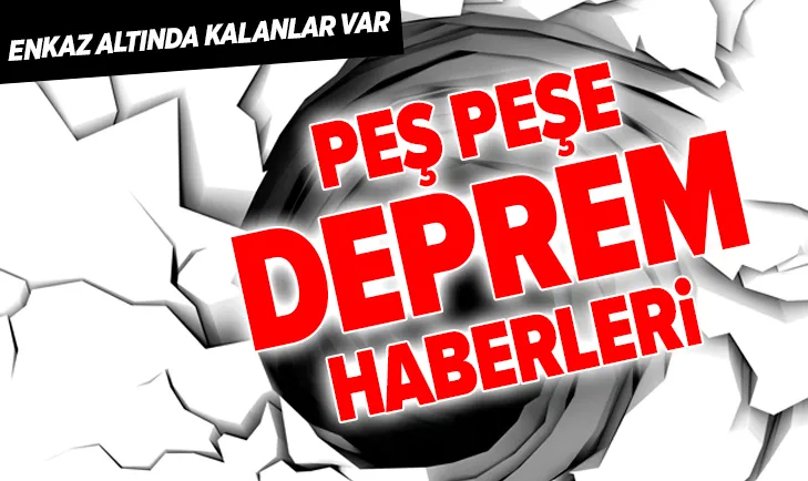 O ülkede 6.4 büyüklüğünde deprem