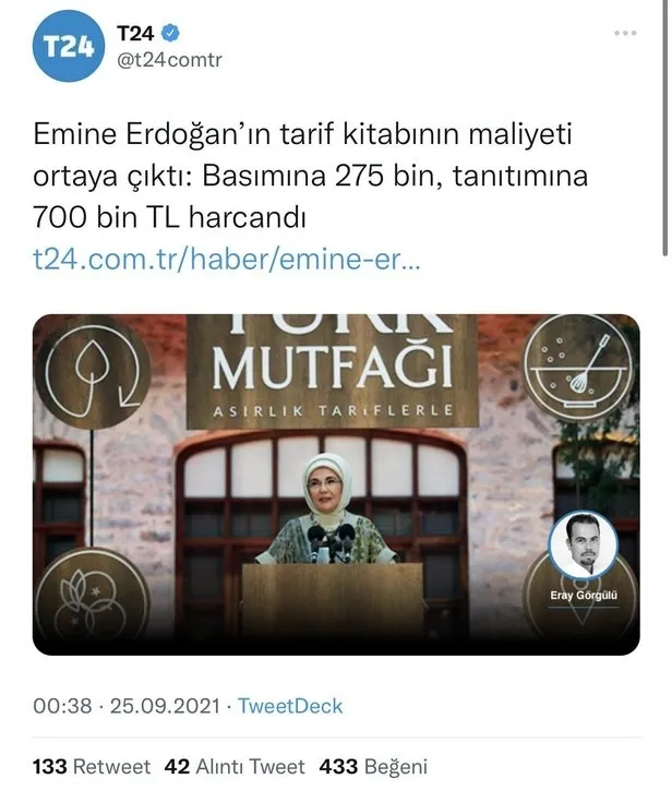 Kültür ve Turizm Bakanlığından “Asırlık Tariflerle Türk Mutfağı” kitabıyla ilgili önemli açıklama: Amaçları olumsuz algı yaratmak - 9