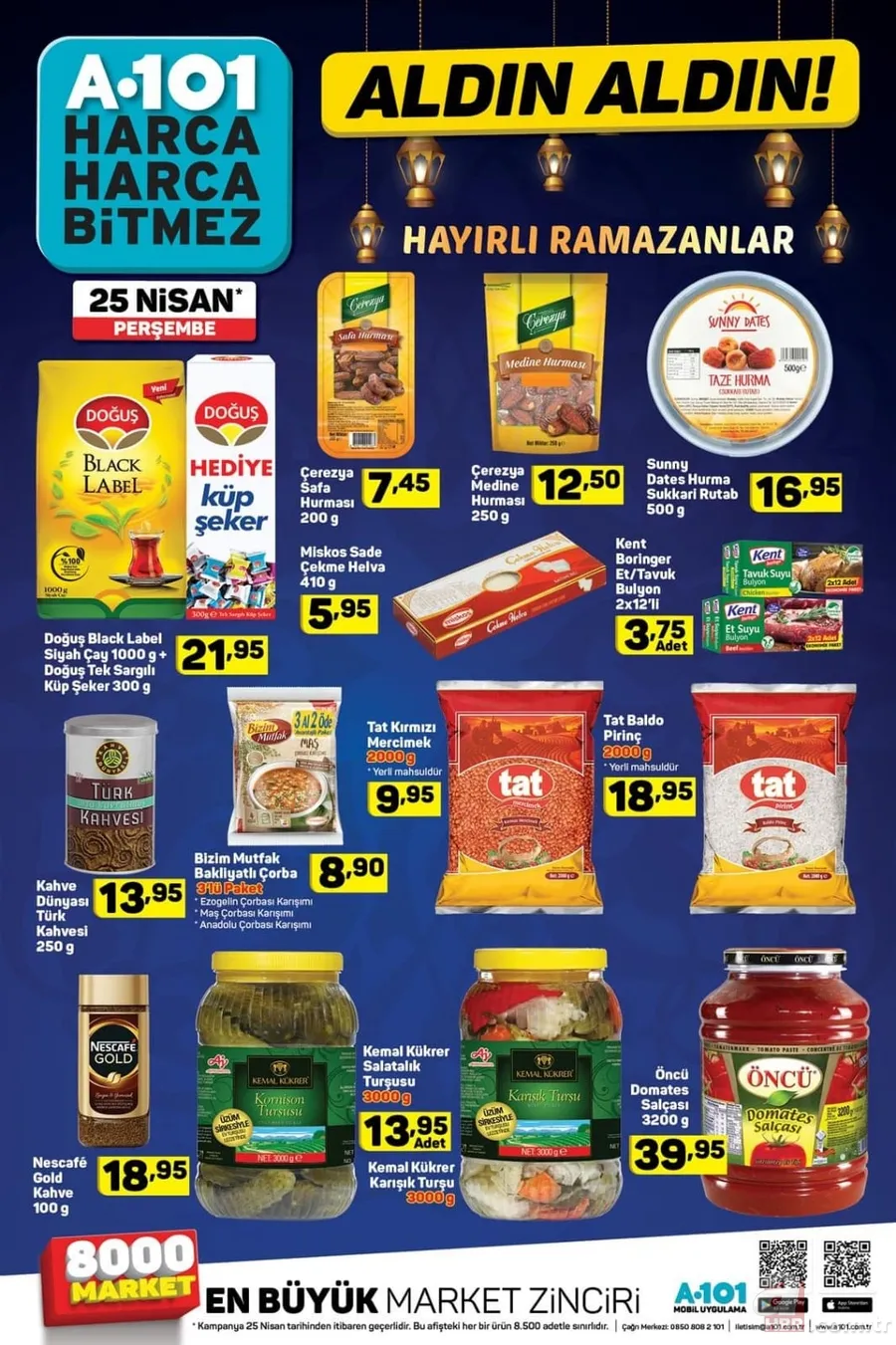 A101 aktüel ürünler kataloğu 25 Nisan için son gün! A101 indirimli ürünler neler? 25