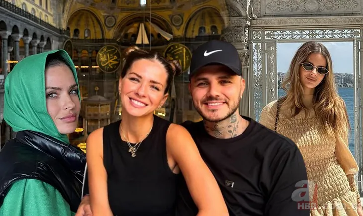 Mauro Icardi'nin sevgilisi İstanbul aşığı çıktı! Çocuklarıyla peş peşe paylaştı 1