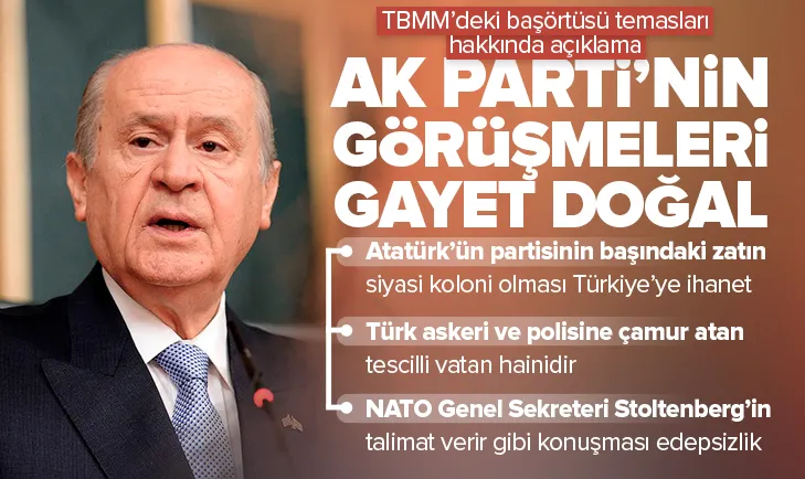 Bahçeli’den önemli açıklamalar