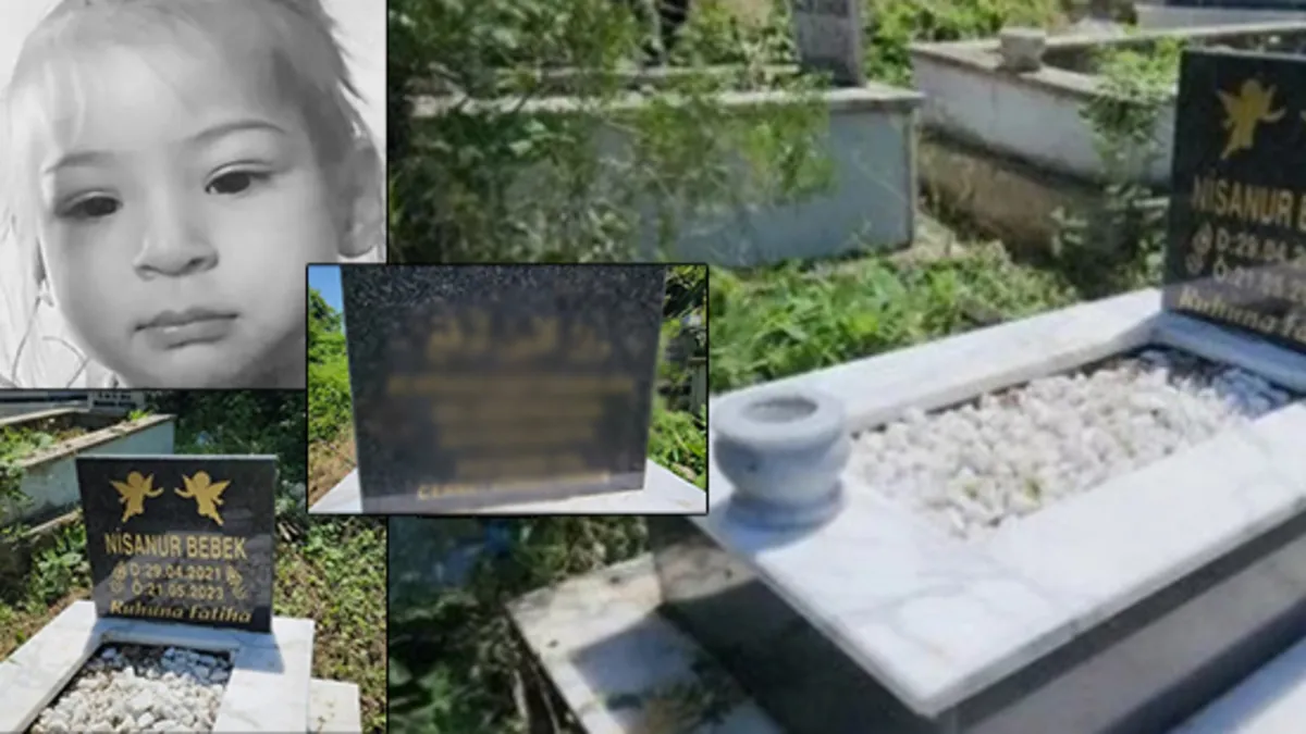 İstismar sonucu ölen Nisanur bebeğin mezarını yaptıran meğer komisermiş... Arkasına yazılan yazı yürekleri dağladı