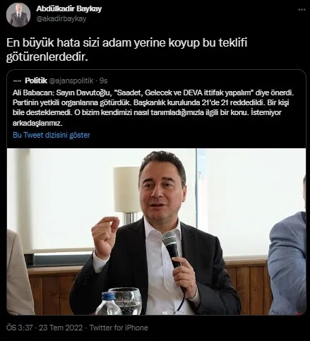 altili-masada-yeni-catlak-deva-ile-gelecek-birbirine-girdi-en-buyuk-hata-sizi-adam-yerine-koymak-1658602300447.jpg Altılı masada yeni çatlak! DEVA ile Gelecek birbirine girdi: En büyük hata sizi adam yerine koymak - 4