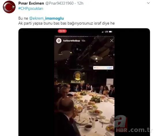 Ekonomi kötüye gidiyor algısı yapan CHP'lilerden lüks restoranda gösterişli eğlence! 1