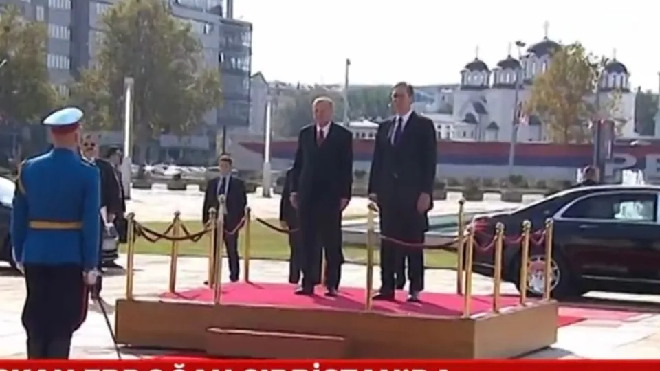 Başkan Erdoğan Sırbistan’da resmi törenle karşılandı | Video