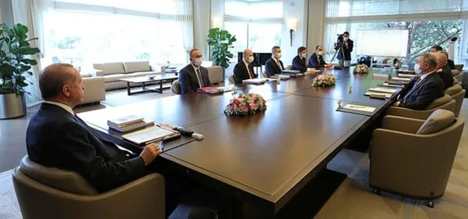 Başkan Recep Tayyip Erdoğan başkanlığında Güvenlik Toplantısı gerçekleştirildi