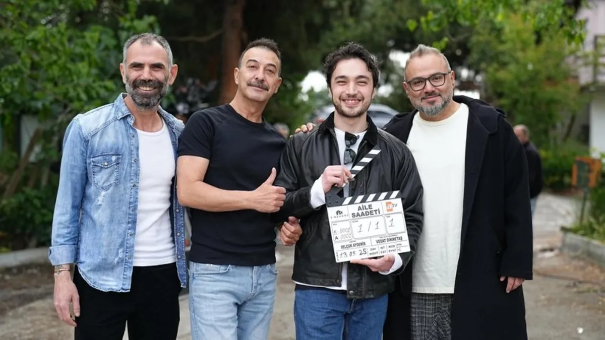 'Aile Saadeti'nin tamamı sete çıktı! İşte oyunculardan ilk görüntüler...