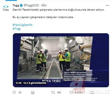 TOGG’dan heyecanlandıran paylaşım: Bizi izlemeye devam edin! İşte o görüntüler