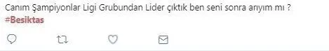 Beşiktaş’ın Şampiyonlar Ligi başarısına sosyal medya tepkileri!