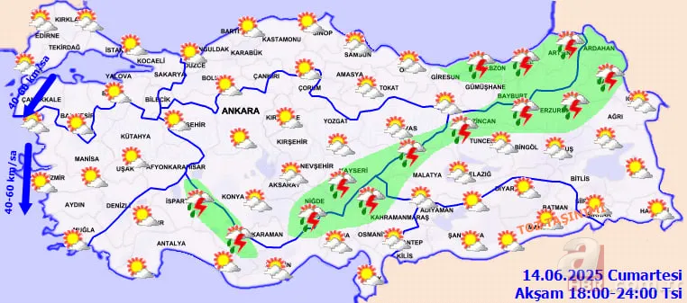 Hafta sonu hava nasıl olacak? Meteoroloji uyardı: Kuvvetli yağış ve toz taşınımı geliyor! Bu bölgeler dikkat! 10