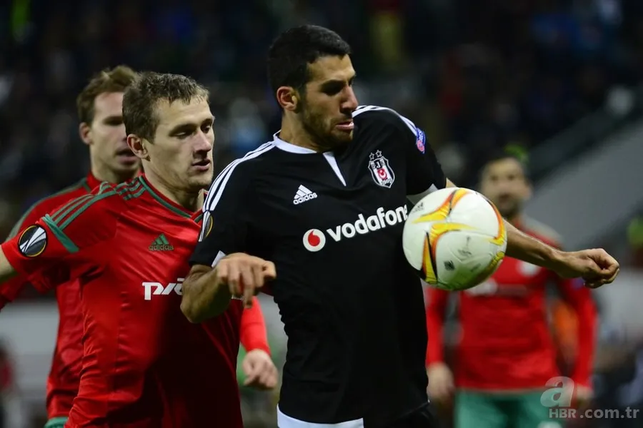 Lokomotiv Moskova - Beşiktaş maçından kareler 25