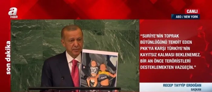 Başkan Erdoğan’ın BM konuşmasında tarihi anlar! Asım ve Abdülvahap’ın acı hikayesini anlattı! Yunan’a dur demenin vakti geldi
