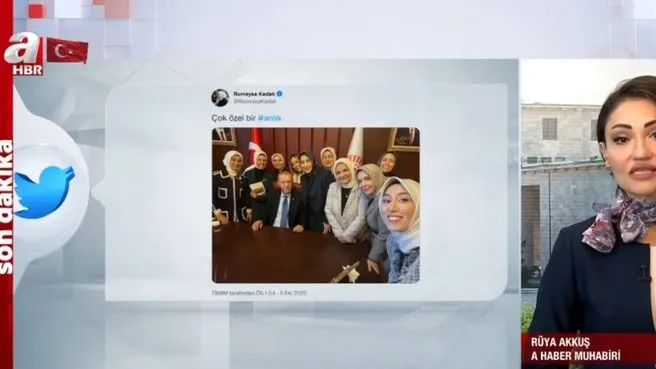 Başkan Erdoğan tarihi konuşma sonrası Meclis'te kadın milletvekilleriyle fotoğraf çektirdi