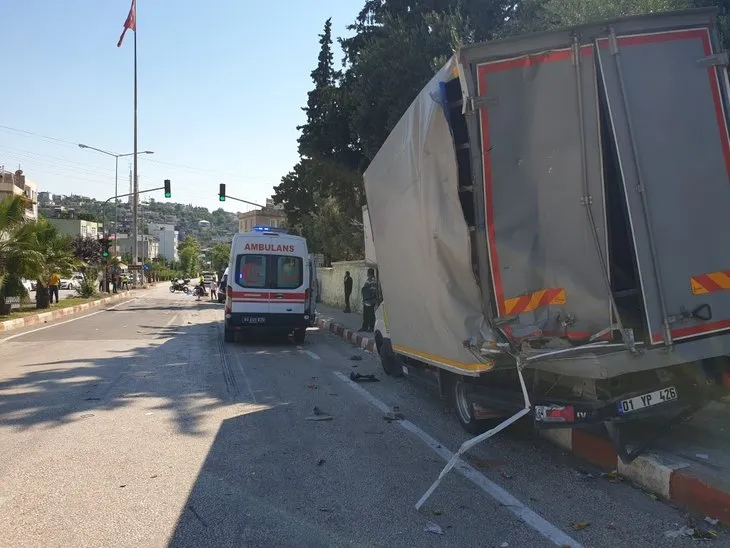 Osmaniye’de freni boşalan kamyon dehşet saçtı: 1 ölü 2 yaralı