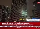 İstanbulda dev rezidansta yangın!