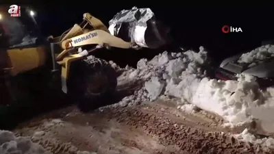 Trovit Yaylası’nda yenden çığ yaşandı