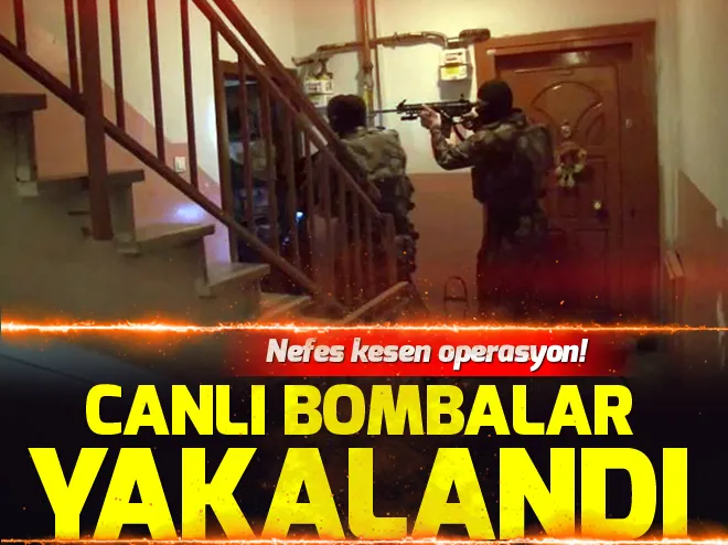 Canlı bombalar İstanbulda yakalandı