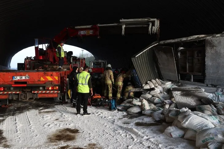 Kuzey Marmara Otoyolu’nda kaza! Edirne istikameti trafiğe kapandı