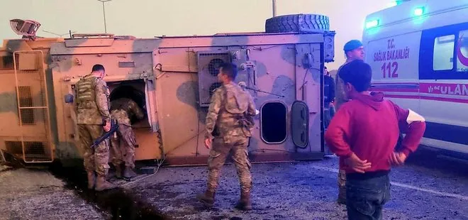 Son dakika: Siirt’te zırhlı askeri araç devrildi