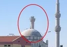 İstanbuldaki depremde caminin minaresi yıkıldı!