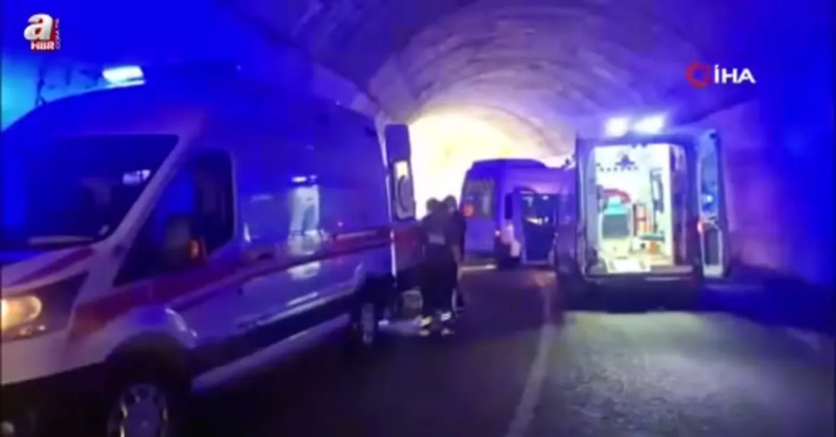 Tunceli’de o tünelde kaza: 1 yaralı