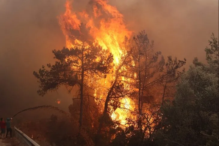 Muğla Datça’da orman yangını | Bakan açıkladı: Evleri zarar görenlere ilk etapta 3 bin TL yardım! Orman yangını söndürme çalışmalarında bir ilk: Gece görüşlü helikopter devrede