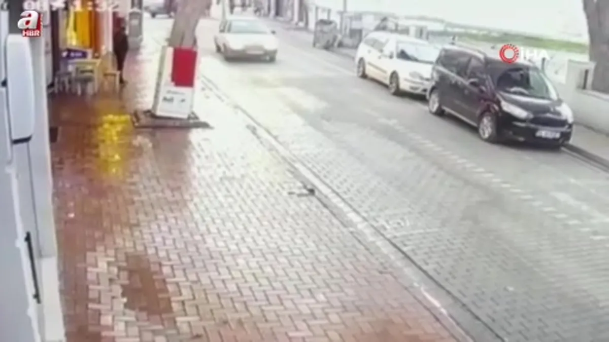 Balıkesir'de esnafa silahlı saldırı anı kamerada