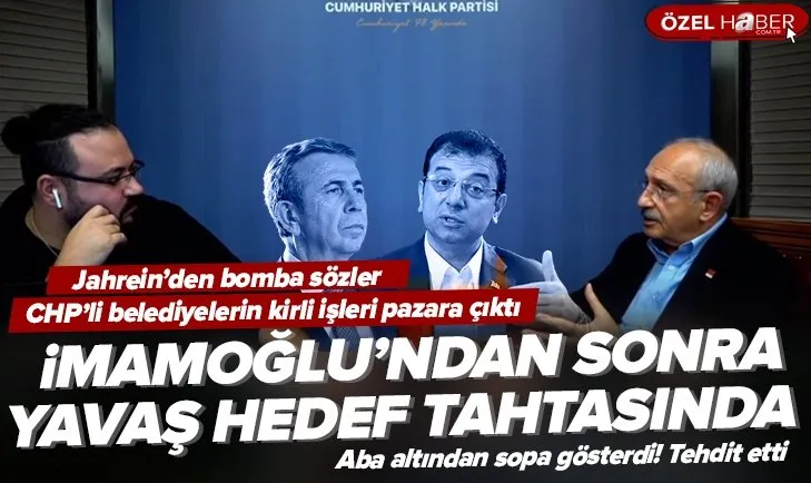 Jahrein Ahmet Sonuç Ekrem İmamoğlu’ndan sonra Mansur Yavaş’ı hedef tahtasına koydu