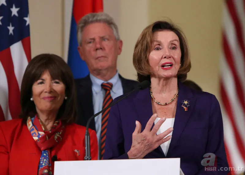 Kriz kadın Pelosi'nin yeni durağı Ermenistan! Türkiye ve Azerbaycan'a hadsiz sözler 15