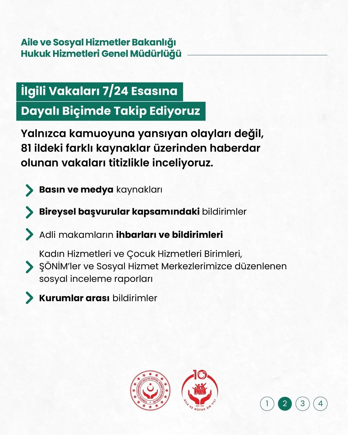 Bakanlıktan şiddet vakalarına karşı 7/24 takip: Davalara müdahil olunuyor - 2