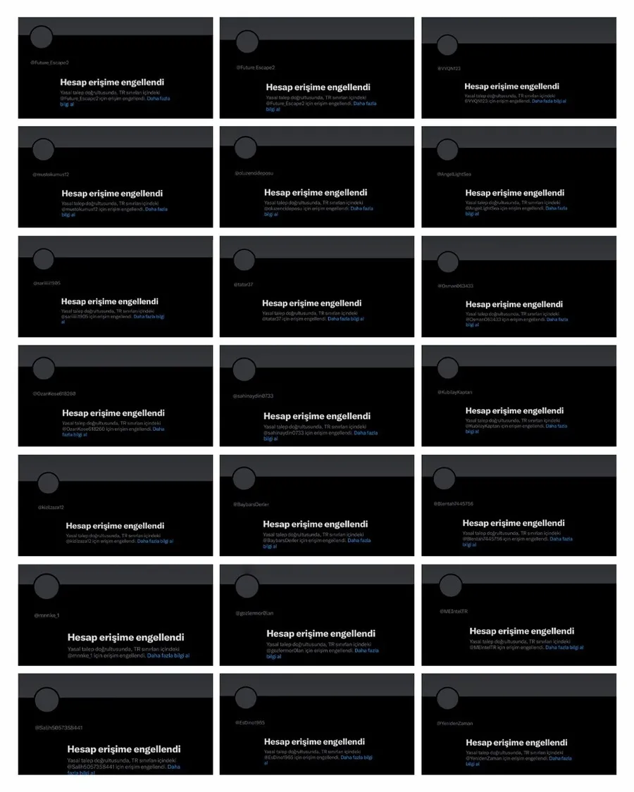 Türkiye’yi hedef alan 21 sosyal medya hesabına daha erişim engeli - 1