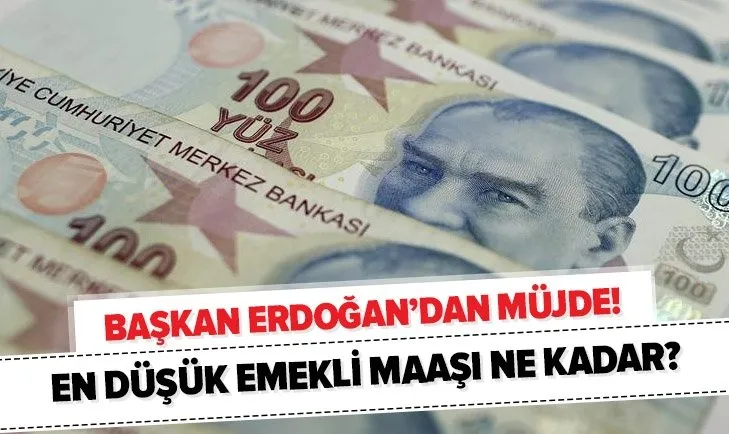Başkan Erdoğan müjdeyi verdi! En düşük emekli maaşı ne kadar oldu? SSK Bağkur emekli maaşı ne kadar?