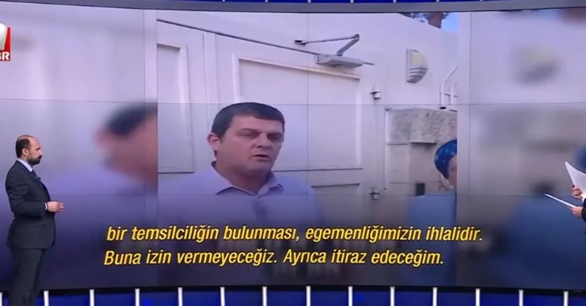 Kudüs Başkonsolosluğu önünde provokasyon!