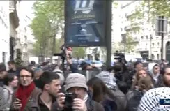 Paris’te Gazze protestosu!