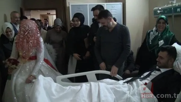 Hastanede evlendiler! Hasta yatağında takı töreni bile düzenlendi 11