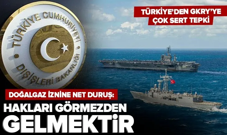 Dışişleri Bakanlığından GKRY’ye çok sert tepki: Kimin gerginlikten yana olduğunu göstermektedir
