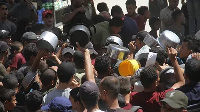 Yemek sırasındaki acı görüntüler yürekleri dağladı...