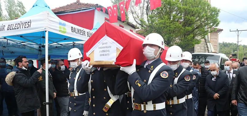 Şehit Uzman Çavuş Hasan Kuzu, son yolculuğuna uğurlandı