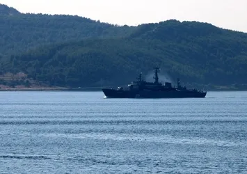Rus savaş gemisi Akdeniz'e iniyor