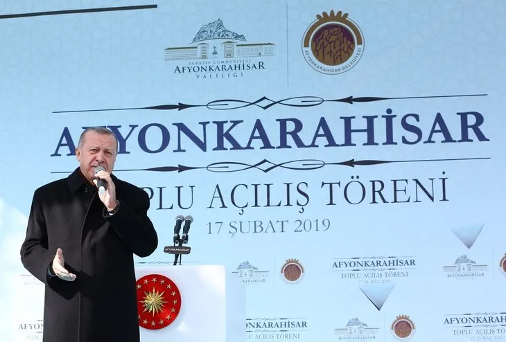 Başkan Erdoğan'ın Afyonkarahisar mitinginden çarpıcı kare!