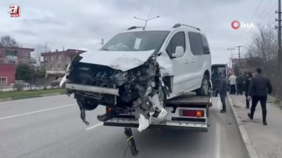 Samsun'da trafik kazası: 3 yaralı
