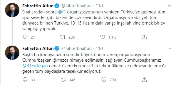 Son dakika | Türkiye’de Formula 1 heyecanı 9 yıl sonra yeniden başlıyor