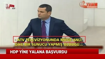 HDP’li vekil Meclis kürsüsünde Müge Anlı’yı hedef aldı