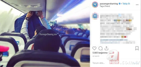 Son dakika: Uçakta akılalmaz olay! Saçından tutup yaka paça attılar 4