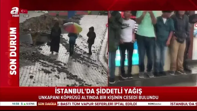 Son Dakika Istanbul Unkapani Nda Siddetli Yagis Can Aldi Video Izle Flas Haber Ahaber Son Dakika Video Izle