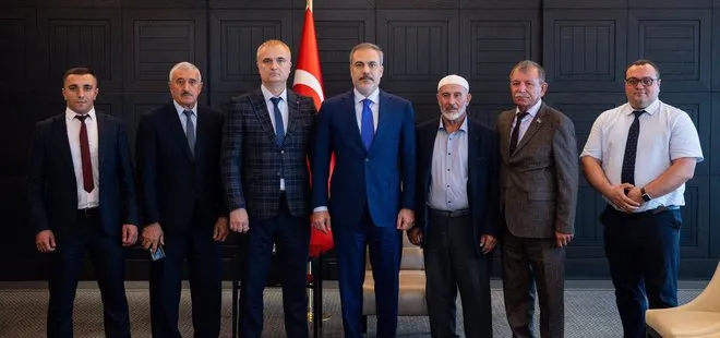 Dışişleri Bakanı Hakan Fidan Ahıska Türkleriyle bir araya geldi