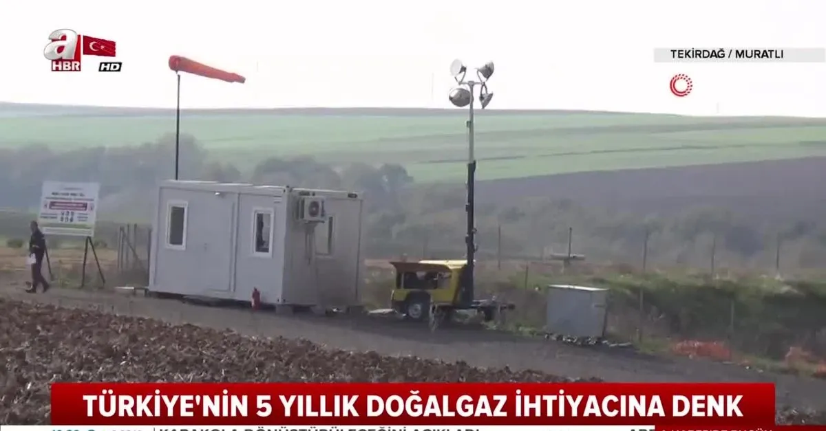 turkiye nin 5 yillik ihtiyacini karsilayacak dogalgaz rezervi tekirdag da bulundu video