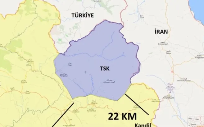 Mehmetçik adım adım Kandil yolunda