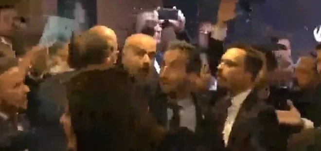 İYİ Parti Ankara aday tanıtım toplantısında kavga! Akşener’in önünde birbirlerine girdiler! Yoğun protesto...